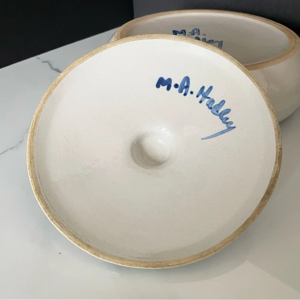 Casserole Server - Pig & Cow - by M.A. Hadley